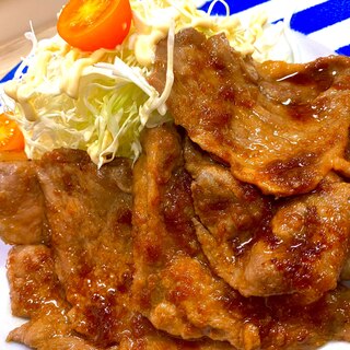 一枚肉の生姜焼き♪